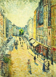 Eine Straße in Abbesses, 1895