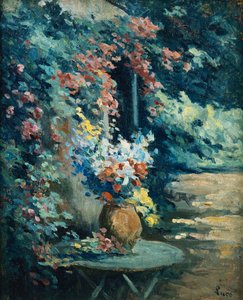 Blumen in einer Landschaft