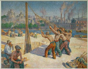 Die Pfahlrammen von Maximilien Luce
