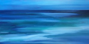 Tiefblaues Ozean-Abstract