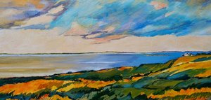 Goldene Felder am Meer