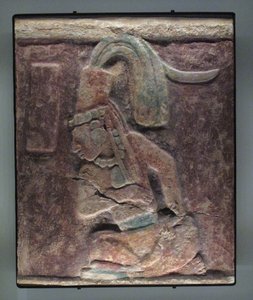 Sitzender Mann, El Chicozapote, Usumacinta, Spätklassische Periode, 600-900 n. Chr. von Mayan
