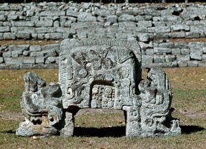 Ansicht des Altars G, 7.-8. Jahrhundert n. Chr.