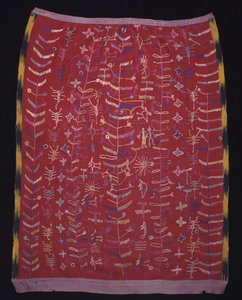 Cofradia-Textil, möglicherweise eine Schürze für eine Christusfigur, ca. 1920-1940