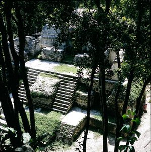 Tempel N, Späte Klassische Periode (600-900 n. Chr.) von Mayan Mayan