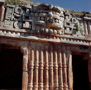 Ansicht des Palastes von Mayan Mayan