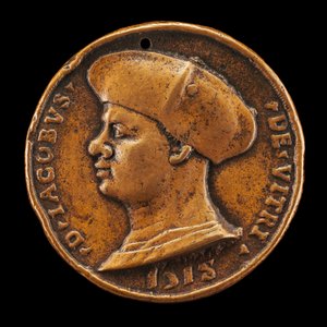 Jacques de Vitry-La Lièere, gestorben 1515, Kanoniker, Dekan und Kanzler [Vorderseite], 1518 von Medallist of 1518
