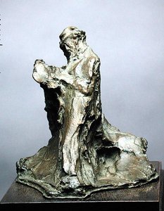 Mann beim Lesen von Medardo Rosso