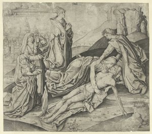 Die Beweinung Christi von Meester IAM van Zwoll