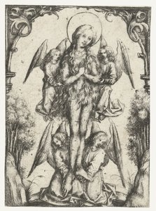 Die Erhebung der Hl. Maria Magdalena mit vier Engeln