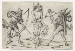 Heiliger Sebastian mit Bogenschützen