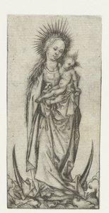 Madonna auf der Mondsichel von Meester van het Amsterdamse Kabinet