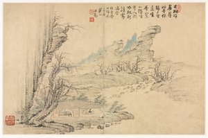 Landschaften in verschiedenen Stilen nach alten Meistern von Mei Qing