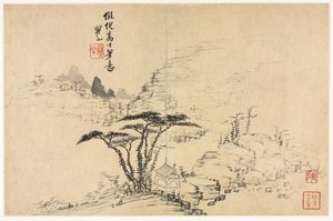 Landschaften in verschiedenen Stilen nach alten Meistern von Mei Qing