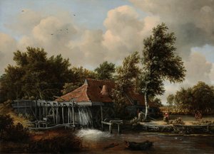 Eine Wassermühle