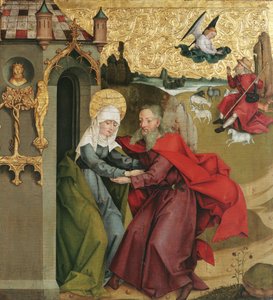 Begegnung Joachims und Annas an der Goldenen Pforte