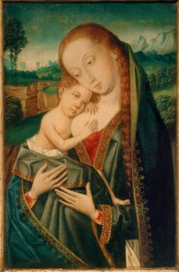 Madonna mit Kind von Meister der Magdalenenlegende