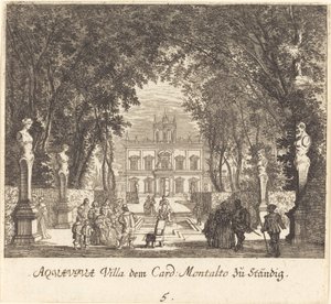 Villa Aquaviva von Melchior Küsel after Johann Wilhelm Baur