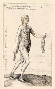 Eine Frau aus Gambia, 1583 von Melchior Lorck