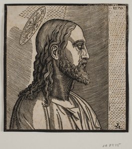 Porträt von Christus von Melchior Lorck