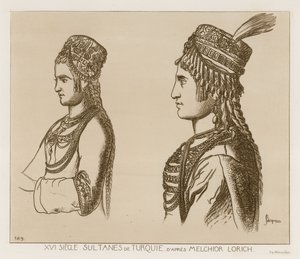 Sultane der Türkei im sechzehnten Jahrhundert von Melchior Lorck