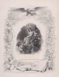 Die Göttin Freiheit, aus den Liedern von Béranger, 1829 von Melchior Peronard
