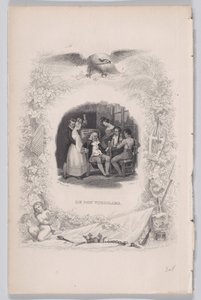 Der gute alte Mann aus Die Lieder von Béranger, 1829 von Melchior Peronard