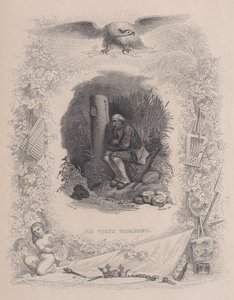 Der alte Vagabund, aus den gesammelten Werken von Béranger, 1829 von Melchior Peronard