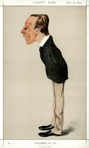 Ein radikaler Führer, Henry Fawcett MP, britischer Politiker und Ökonom, 1872