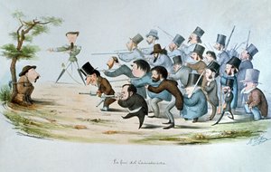 Das Ende eines Karikaturisten, 1860