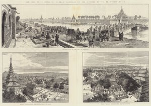 Mandalay, die Hauptstadt von Burma
