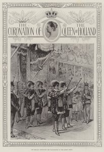 Die Krönung der Königin von Holland