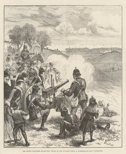 Die Oster-Freiwilligenmanöver, Niederlage der Invasionsstreitkräfte am Summerhouse Hill, Folkestone