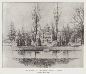 Das Haus im Wald, Gartenfront von Melton Prior