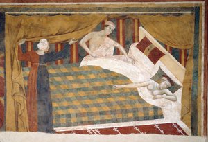 Szene aus dem Eheleben, ca. 1306