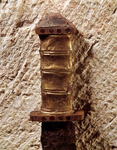 Merowingische Kunst: Speergriff, 6. Jahrhundert. Gallien, Nationalmuseum für Archäologie von Saint Germain en Laye von Merovingian Merovingian
