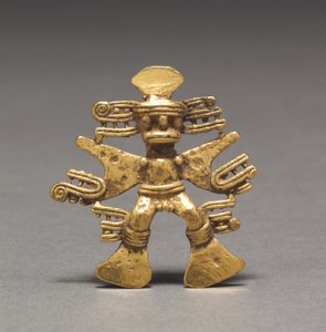Figurenanhänger, ca. 700-1550 von Mesoamerican Mesoamerican