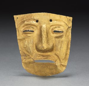 Maskenornament, ca. 700-1550 von Mesoamerican Mesoamerican