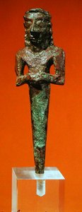 Fundamentnagel, aus Tello (Altes Girsu), ca. 2800-2300 v. Chr. von Mesopotamian Mesopotamian