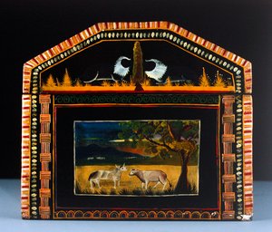 Truhe (Detail) von Mexican School