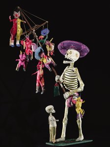 Tag der Toten: Spielzeughändler aus Oaxaca von Mexican School