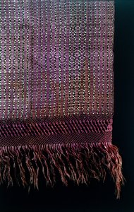 Detail eines Rebozo, spätes 19. Jahrhundert