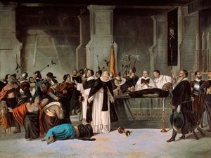 Begräbnis von Atahualpa, August 1533
