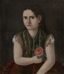 Porträt einer Frau, um 1880 von Mexican School