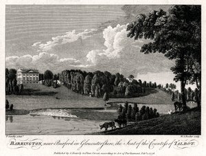 Barrington, nahe Burford in Gloucestershire, der Sitz der Gräfin von Talbot