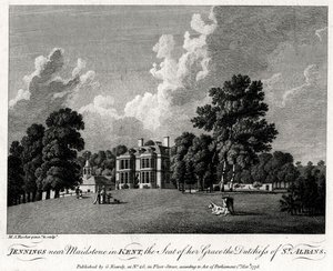 Jennings bei Maidstone in Kent, der Sitz Ihrer Gnaden der Herzogin von St. Albans