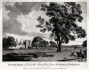 Knole Park in Kent, der Sitz seiner Gnaden des Herzogs von Dorset, 1775