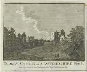 Dudley Castle: Kupferstich, undatiert [1653-1686]