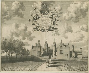 Enville Hall: Kupferstich, undatiert [1653-1686]