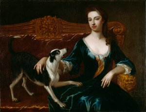 Elizabeth Grey, spätere Gräfin von Portsmouth, 18. Jahrhundert von Michael Dahl